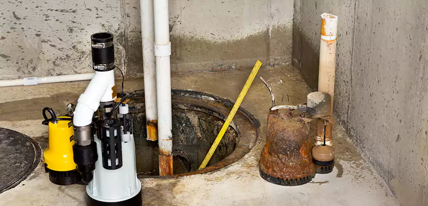 Installing Sump Pump in Finished Basement in Levittown, NY