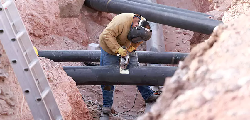 Cast Iron Sewer Pipe Replacement in Levittown